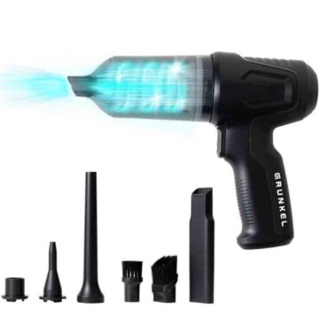 Aspirador de mano con batería grunkel carforce2/ autonomía 25 min/ 80w