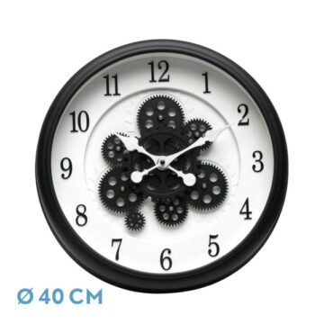 reloj-de-pared-bubion-negro-blanco-40x40x7cm-engranajes-con-movimiento